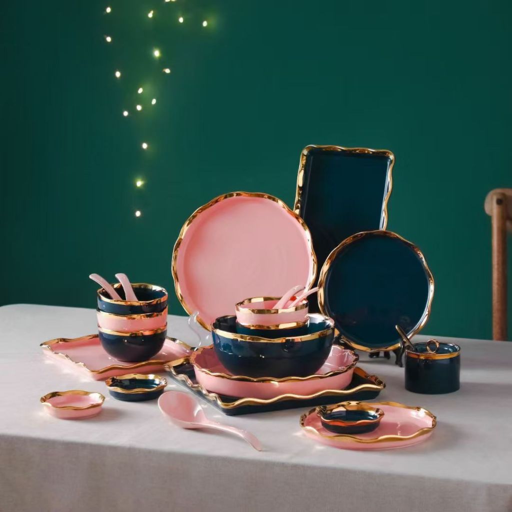 Entry Lux Style High-Grade Porcelain Nordic Style Tableware Parts Ceramic Bowl Ceramic Plate Ceramic Plate Ceramic Square Plate Entry Lux Style High-Grade Porcelain Nordic Style Tableware Parts Ceramic Bowl Ceramic Plate Ceramic Plate Ceramic Square Plate