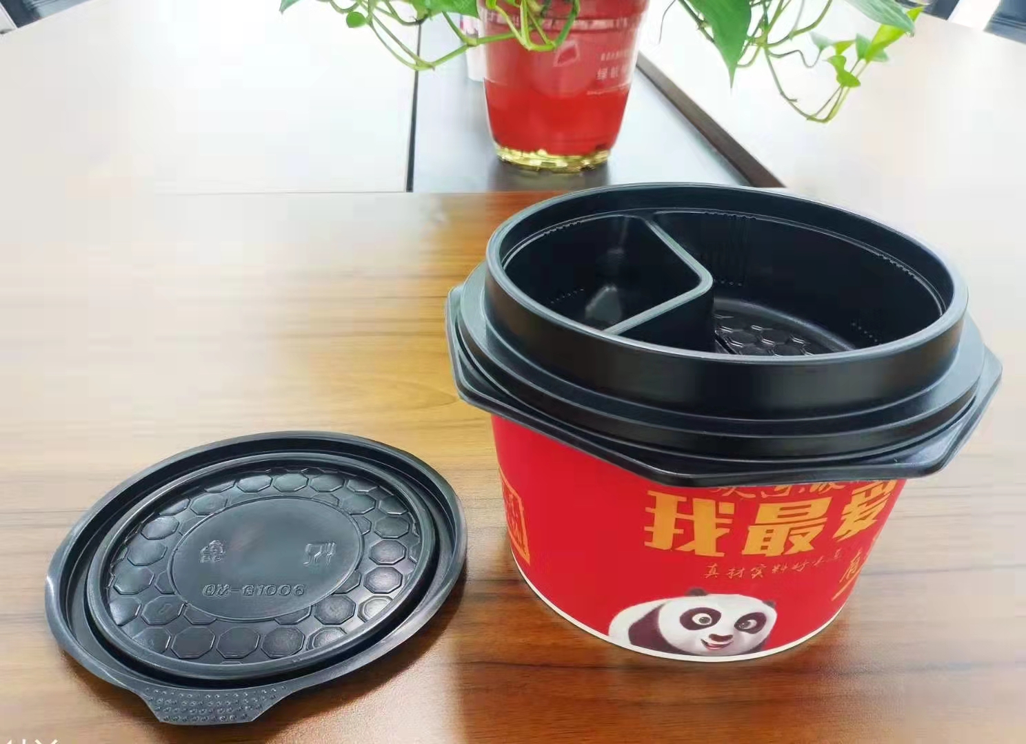 Factory Wholesale Disposable Kraft Paper Fast Food Take out Take Away Lunch Box Soup Bowl Food Grade Paper round
