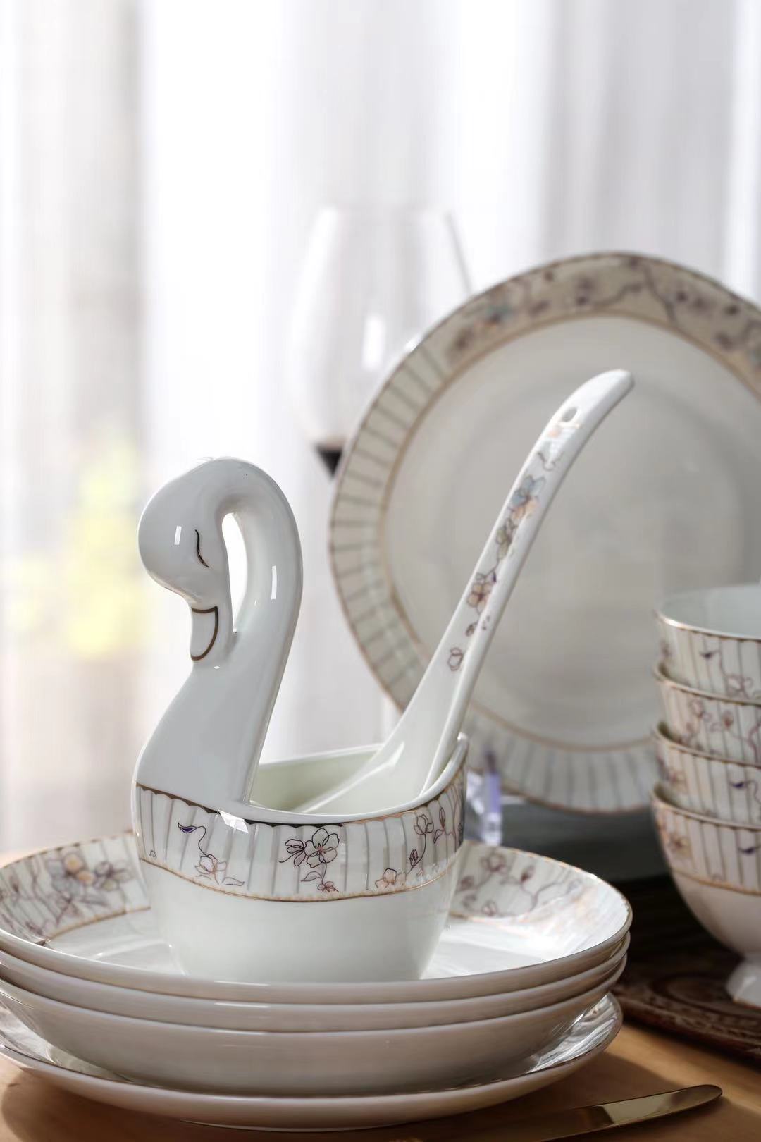 Tableware Gift Set Baking Tray Ceramic Bowl Rice Bowl Rice Bowl Ceramic Promotion Gift Bowl Jingdezhen Ceramic Tableware Gift Set Baking Tray Ceramic Bowl Rice Bowl Rice Bowl Ceramic Promotion Gift Bowl Jingdezhen Ceramic