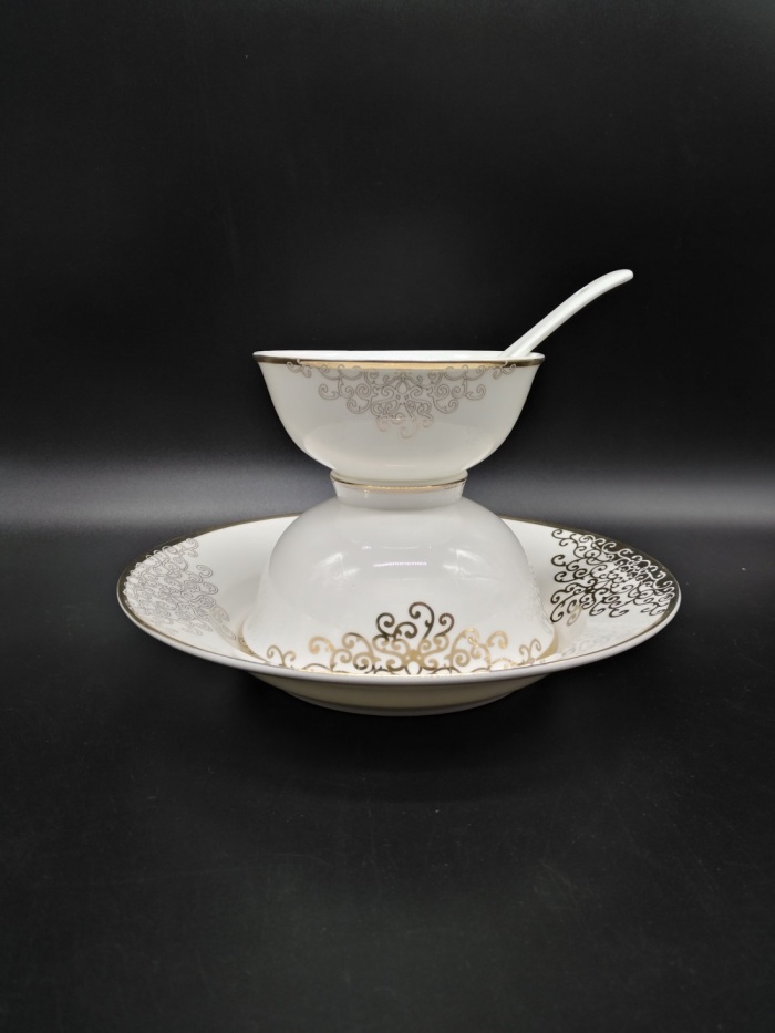 Ceramic bowl porcelain bowl bowl in Jingdezhen set bone china tableware ceramic tableware Ceramic bowl porcelain bowl bowl in Jingdezhen set bone china tableware ceramic tableware
