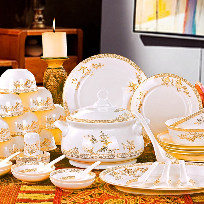 Ceramic bowl porcelain bowl bowl in Jingdezhen set bone china tableware ceramic tableware Ceramic bowl porcelain bowl bowl in Jingdezhen set bone china tableware ceramic tableware