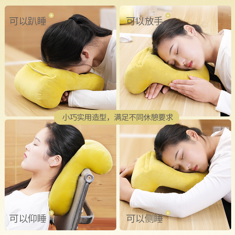 2019 the Office of the Siesta Appliance Sleeping Pillow Pupils Nap Pillow Bolster Sleeping in the Summer Afternoon Nap Pillow Men and Women