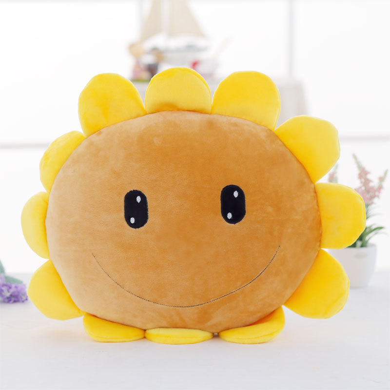 Sunflower Bolster Sunflower Hand Warmers Intervention Cushion Sunshine Smiling Face Activity Afternoon Nap Pillow Gift Customization