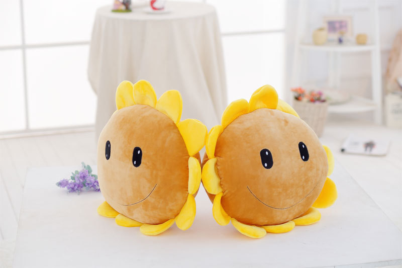 Sunflower Bolster Sunflower Hand Warmers Intervention Cushion Sunshine Smiling Face Activity Afternoon Nap Pillow Gift Customization