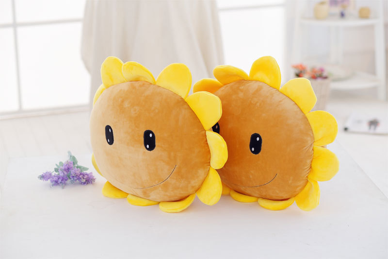 Sunflower Bolster Sunflower Hand Warmers Intervention Cushion Sunshine Smiling Face Activity Afternoon Nap Pillow Gift Customization