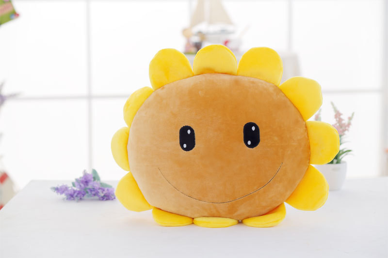 Sunflower Bolster Sunflower Hand Warmers Intervention Cushion Sunshine Smiling Face Activity Afternoon Nap Pillow Gift Customization