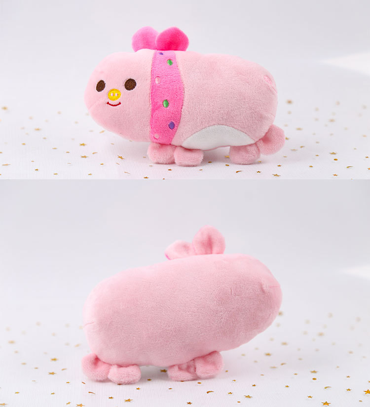 Cartoon Hippo Bear Frog Rabbit Plush Sound Toy Pet Bolster Pet Supplies Dog Toy Cat