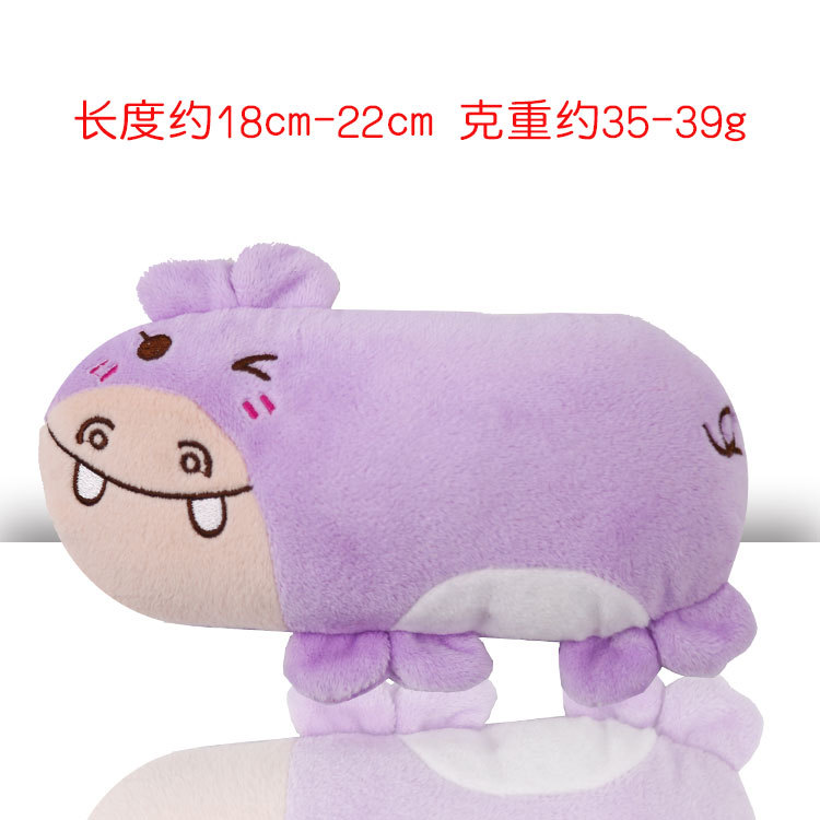 Cartoon Hippo Bear Frog Rabbit Plush Sound Toy Pet Bolster Pet Supplies Dog Toy Cat