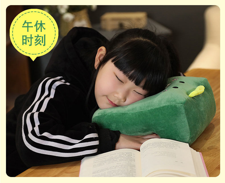 Cute Office Siesta Pillow Work Stomach Sleeping on Desk Sleeping Pillow Nap Pillow Student Breathable Lying Bolster Artifact