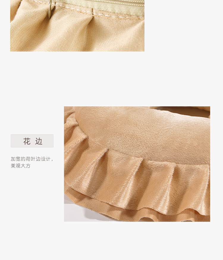 Short Plush U-Shaped Face Pillow Massage Pillow Massage Beauty Salon Pillow Cervical Spine Comfortable Bolster Removable and Washable Pillow Special Offer