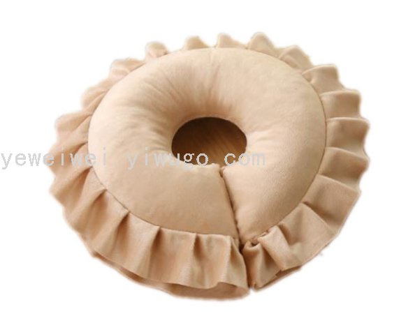 Short Plush U-Shaped Face Pillow Massage Pillow Massage Beauty Salon Pillow Cervical Spine Comfortable Bolster Removable and Washable Pillow Special Offer