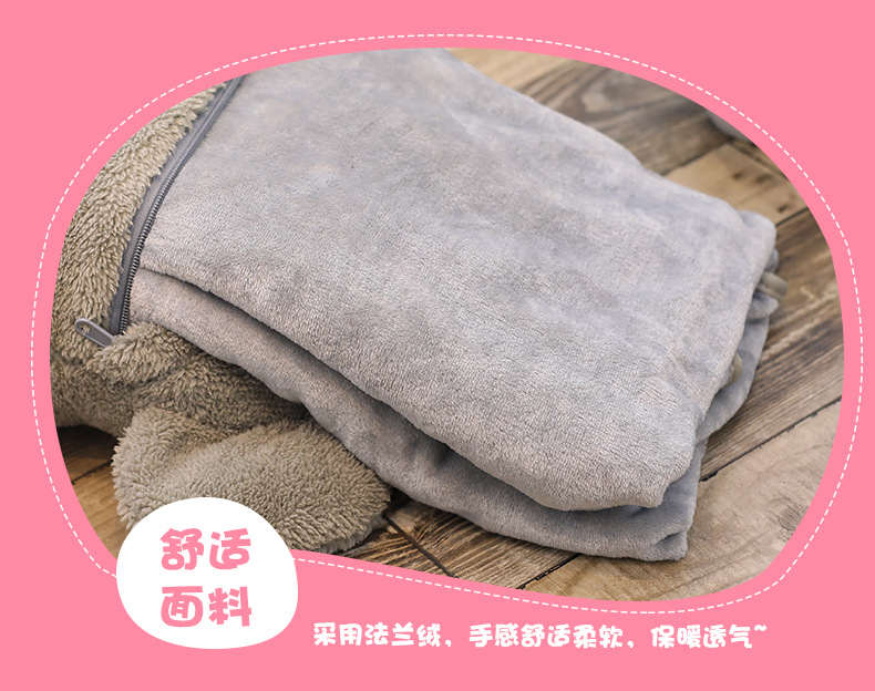 Pillow and Quilt Dual-Use Custom Cartoon Small Quilt Bolster Car Nap Blanket Air Conditioner Quilt Two-in-One