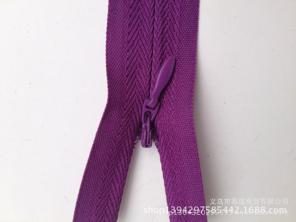 Spot Goods Invisible Nylon Zipper Bolster Clothes and Dresses Zipper Spot Goods Invisible Nylon Zipper Bolster Clothes and Dresses Zipper