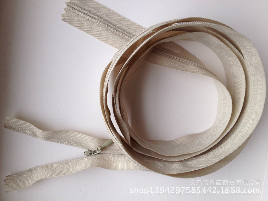 Spot Goods Invisible Nylon Zipper Bolster Clothes and Dresses Zipper Spot Goods Invisible Nylon Zipper Bolster Clothes and Dresses Zipper