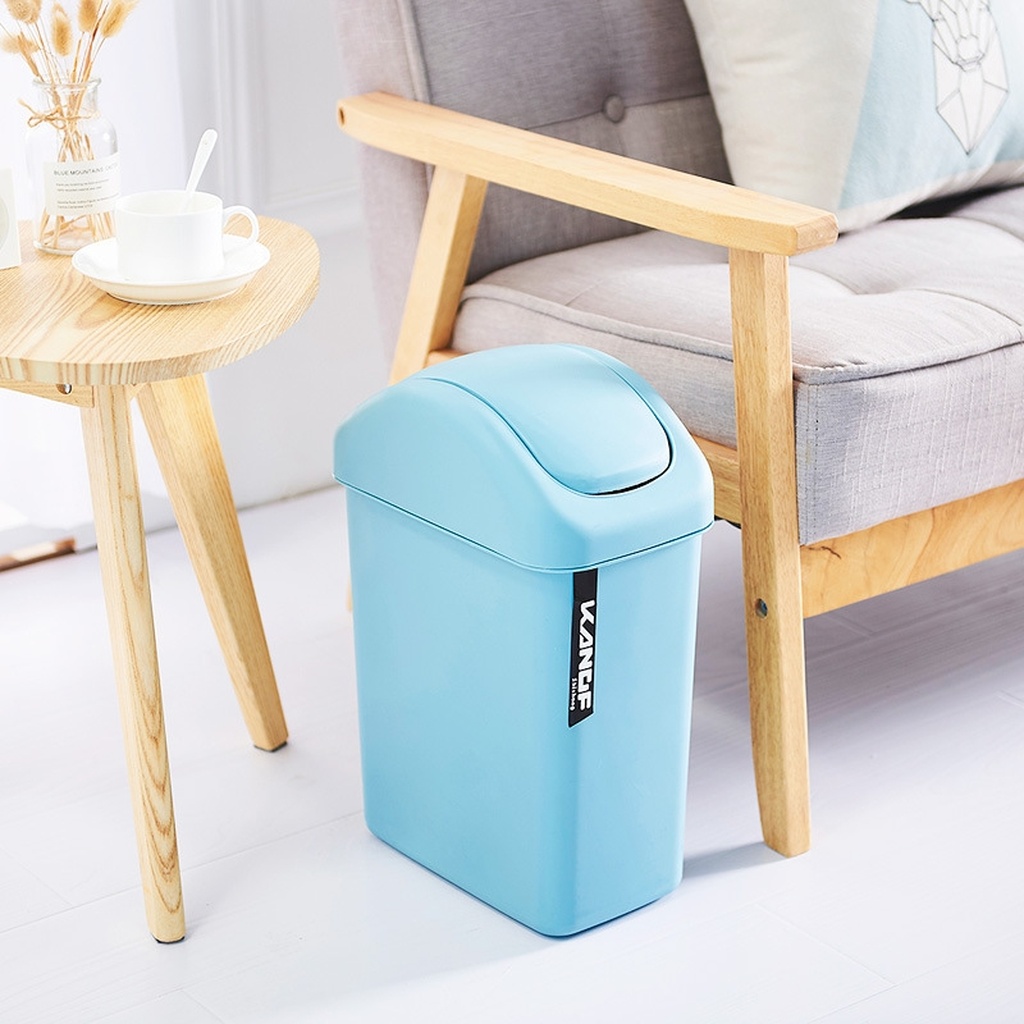 European-style new creative fashion shaker lid living room rectangular household lid garbage can thickened toilet northern Europe European-style new creative fashion shaker lid living room rectangular household lid garbage can thickened toilet northern Europe