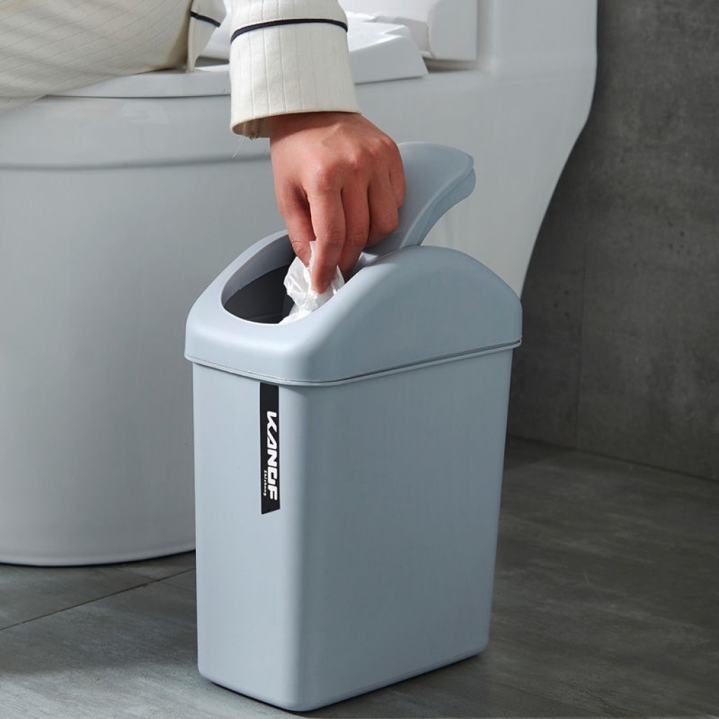 European-style new creative fashion shaker lid living room rectangular household lid garbage can thickened toilet northern Europe European-style new creative fashion shaker lid living room rectangular household lid garbage can thickened toilet northern Europe