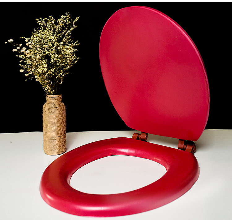 Foamed Eva Toilet Lid Household Old-Fashioned Flexible Foam Potty Seat Thickened UV Cover Plate of Pedestal Toilet lid