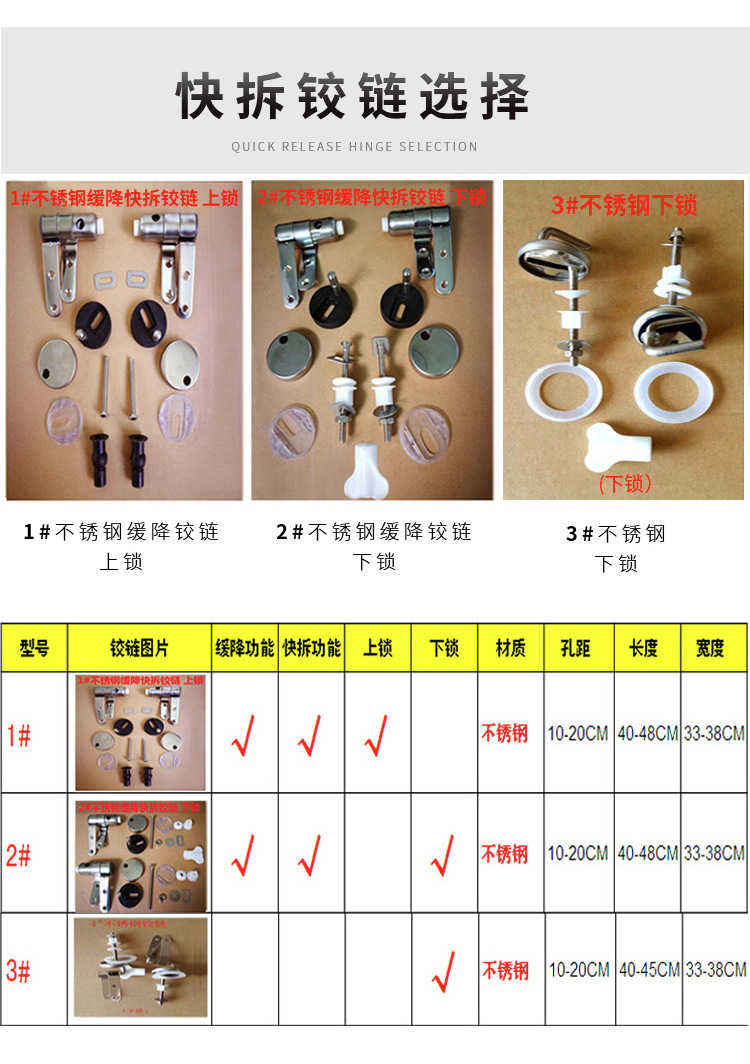 Toilet lid Thickened Toilet Pumping Old-Fashioned Toilet Seat Resin Buffer Quick Release Mute Toilet Cover