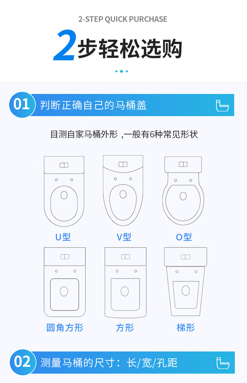 Factory Wholesale Household U-Shaped Toilet Cover Quick Installation Slow Drop Toilet Cover Toilet Cover Toilet lid Factory Wholesale Household U-Shaped Toilet Cover Quick Installation Slow Drop Toilet Cover Toilet Cover Toilet lid
