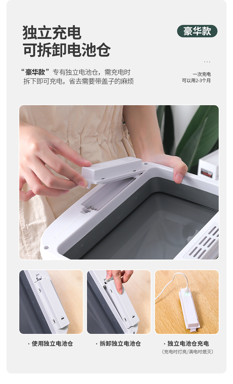 Inductive Ashbin Household 14L Living Room Bathroom Automatic Intelligent Trash Can with Lid Creative Toilet Kitchen 16L