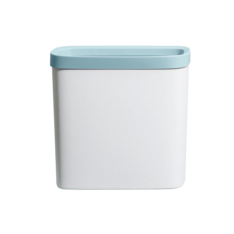 Waste bins Free Shipping Narrow Small Size Toilet Bin with Lid Pressure Ring Home Living Room Toilet Bin