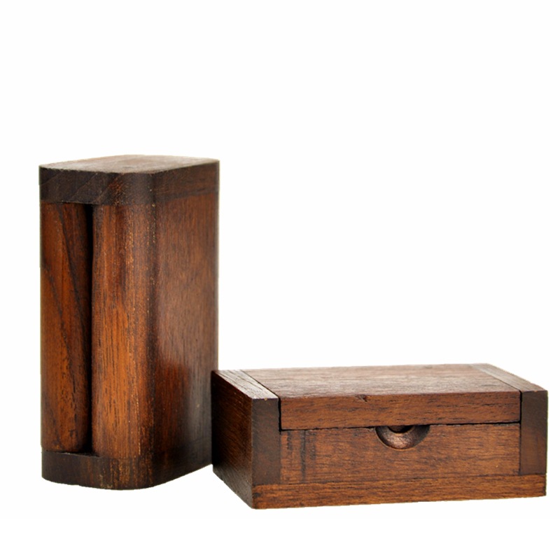 Thailand Teak Toothpick Holder Restaurant Hotel Home Creative Wooden Toothpick Box Tourist Souvenir Wholesale