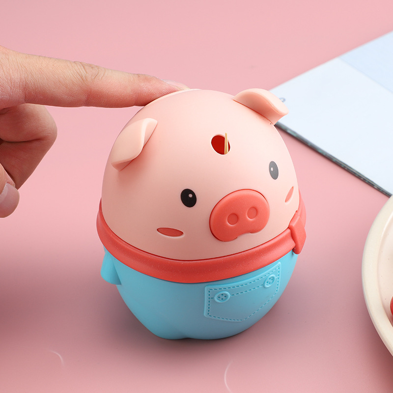 Toothpick Box Press Toothpick Holder Cartoon Toothpick Box Tooth Can Toothpick Whole Department Store Printing Logo