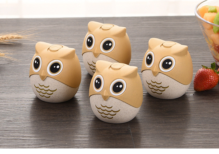 Wheat Straw Owl Toothpick Box Creative Home Toothpick Holder Cute Cartoon Toothpick Bottle Can Stall Wheat Straw Owl Toothpick Box Creative Home Toothpick Holder Cute Cartoon Toothpick Bottle Can Stall