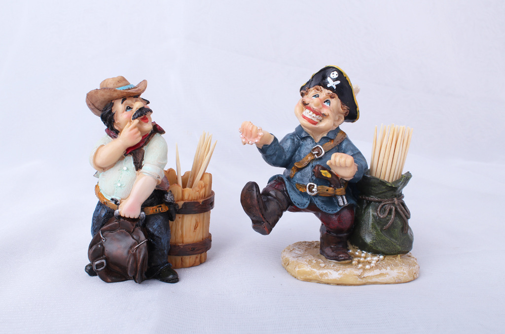 Exclusive for Cross-Border Decoration European Pirate Toothpick Tin Decoration Home Living Room and Dining Room Decorations Decoration Creative Gift Exclusive for Cross-Border Decoration European Pirate Toothpick Tin Decoration Home Living Room and Dining Room Decorations Decoration Creative Gift