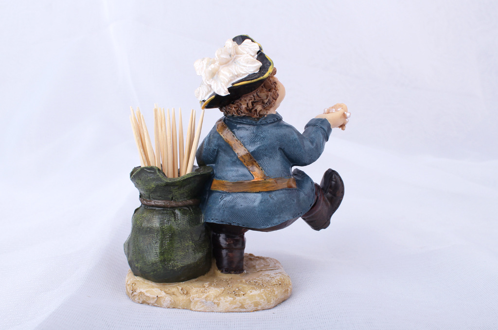 Exclusive for Cross-Border Decoration European Pirate Toothpick Tin Decoration Home Living Room and Dining Room Decorations Decoration Creative Gift Exclusive for Cross-Border Decoration European Pirate Toothpick Tin Decoration Home Living Room and Dining Room Decorations Decoration Creative Gift