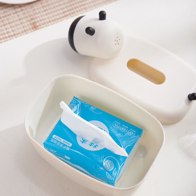Dairy Cattle Tissue Box Spot DIY Creative Stickers Multifunctional with Toothpick Box Calf Tissue Box
