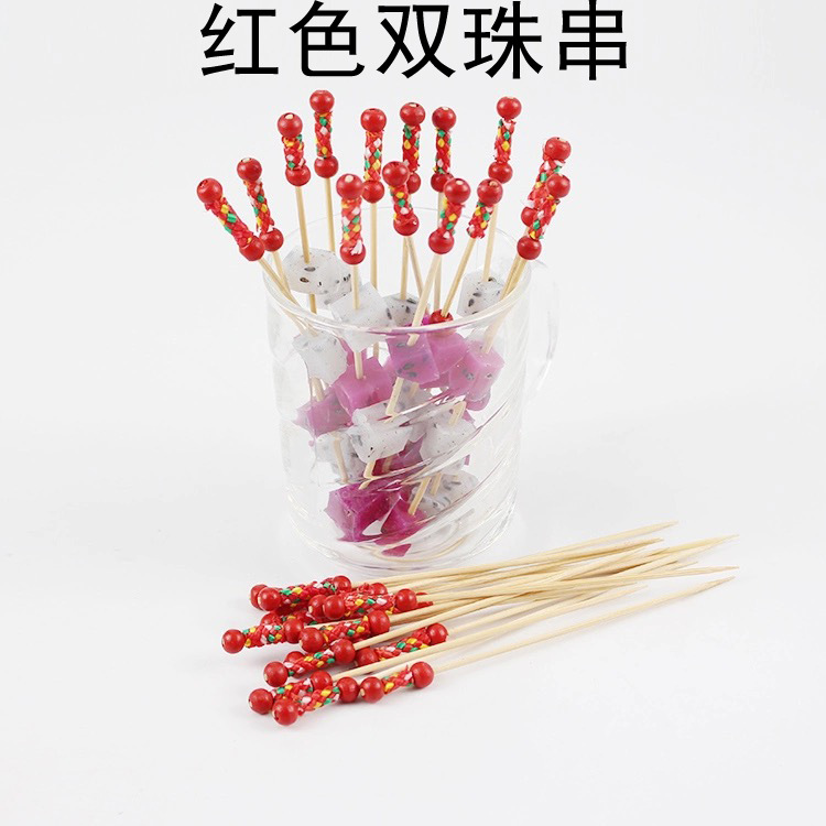 Disposable Bamboo Fruit Toothpick Fruit Fork Cocktail Sticks Cute Bamboo Creative Flower Toothpick Beads String Whole Disposable Bamboo Fruit Toothpick Fruit Fork Cocktail Sticks Cute Bamboo Creative Flower Toothpick Beads String Whole