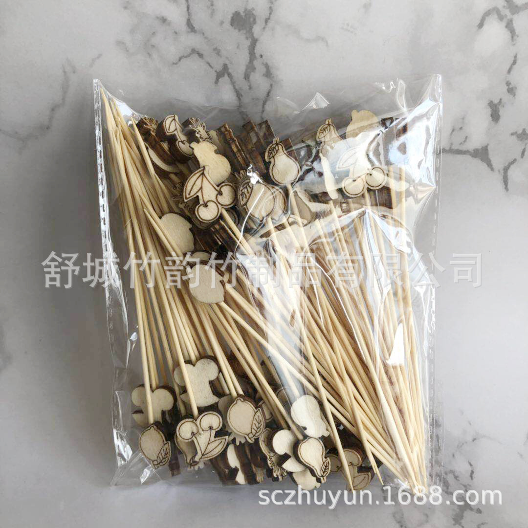 Disposable Bamboo Fruit Toothpick Fruit Fork Cocktail Sticks Cute Bamboo Creative Flower Toothpick Beads String Whole Disposable Bamboo Fruit Toothpick Fruit Fork Cocktail Sticks Cute Bamboo Creative Flower Toothpick Beads String Whole