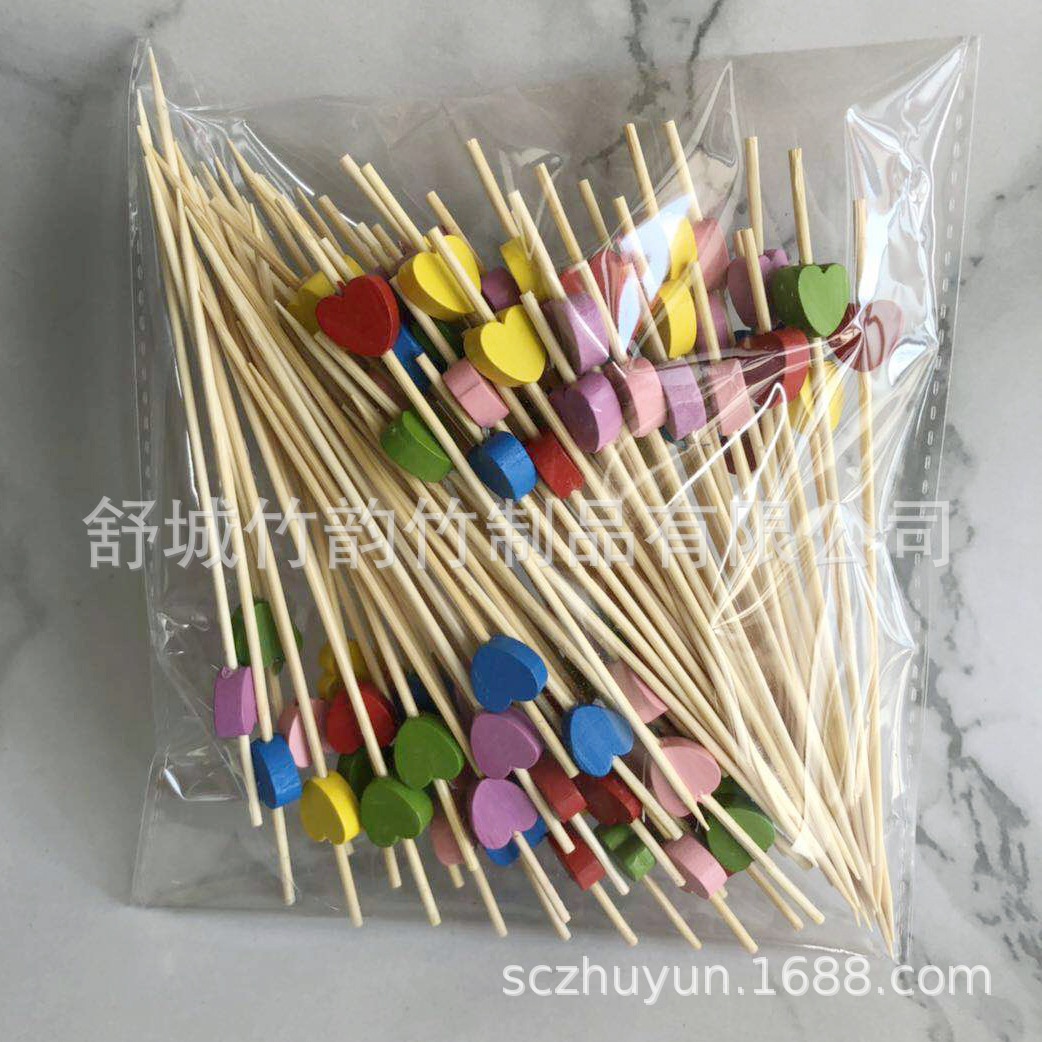Disposable Bamboo Fruit Toothpick Fruit Fork Cocktail Sticks Cute Bamboo Creative Flower Toothpick Beads String Whole Disposable Bamboo Fruit Toothpick Fruit Fork Cocktail Sticks Cute Bamboo Creative Flower Toothpick Beads String Whole