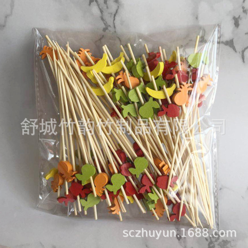 Disposable Bamboo Fruit Toothpick Fruit Fork Cocktail Sticks Cute Bamboo Creative Flower Toothpick Beads String Whole Disposable Bamboo Fruit Toothpick Fruit Fork Cocktail Sticks Cute Bamboo Creative Flower Toothpick Beads String Whole