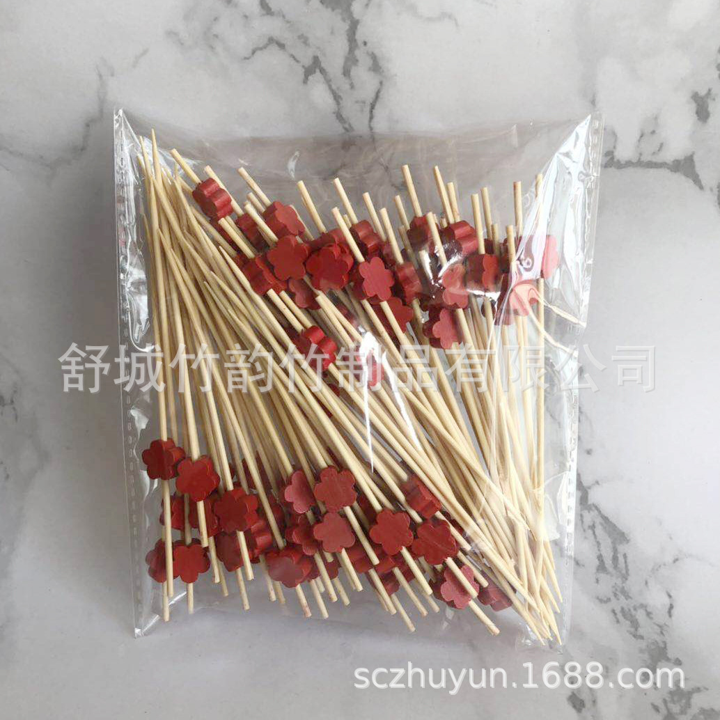 Disposable Bamboo Fruit Toothpick Fruit Fork Cocktail Sticks Cute Bamboo Creative Flower Toothpick Beads String Whole Disposable Bamboo Fruit Toothpick Fruit Fork Cocktail Sticks Cute Bamboo Creative Flower Toothpick Beads String Whole