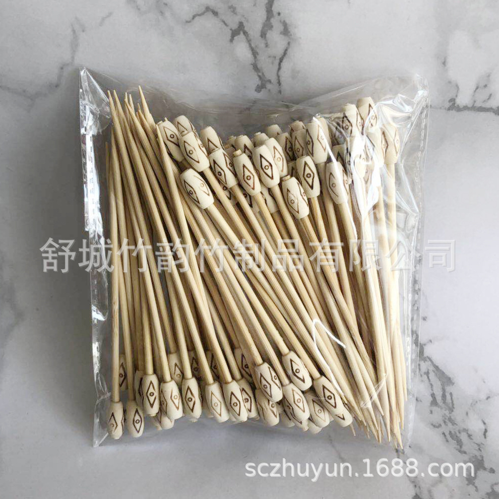Disposable Bamboo Fruit Toothpick Fruit Fork Cocktail Sticks Cute Bamboo Creative Flower Toothpick Beads String Whole Disposable Bamboo Fruit Toothpick Fruit Fork Cocktail Sticks Cute Bamboo Creative Flower Toothpick Beads String Whole