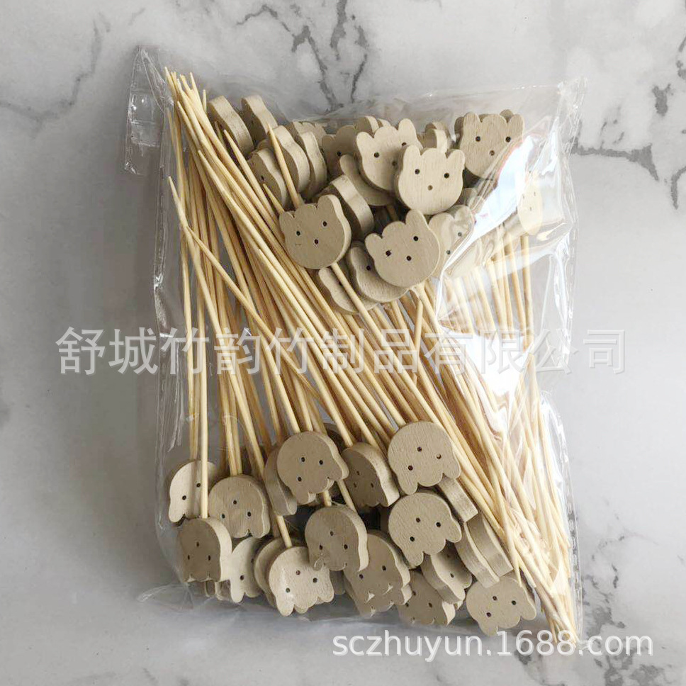 Disposable Bamboo Fruit Toothpick Fruit Fork Cocktail Sticks Cute Bamboo Creative Flower Toothpick Beads String Whole Disposable Bamboo Fruit Toothpick Fruit Fork Cocktail Sticks Cute Bamboo Creative Flower Toothpick Beads String Whole