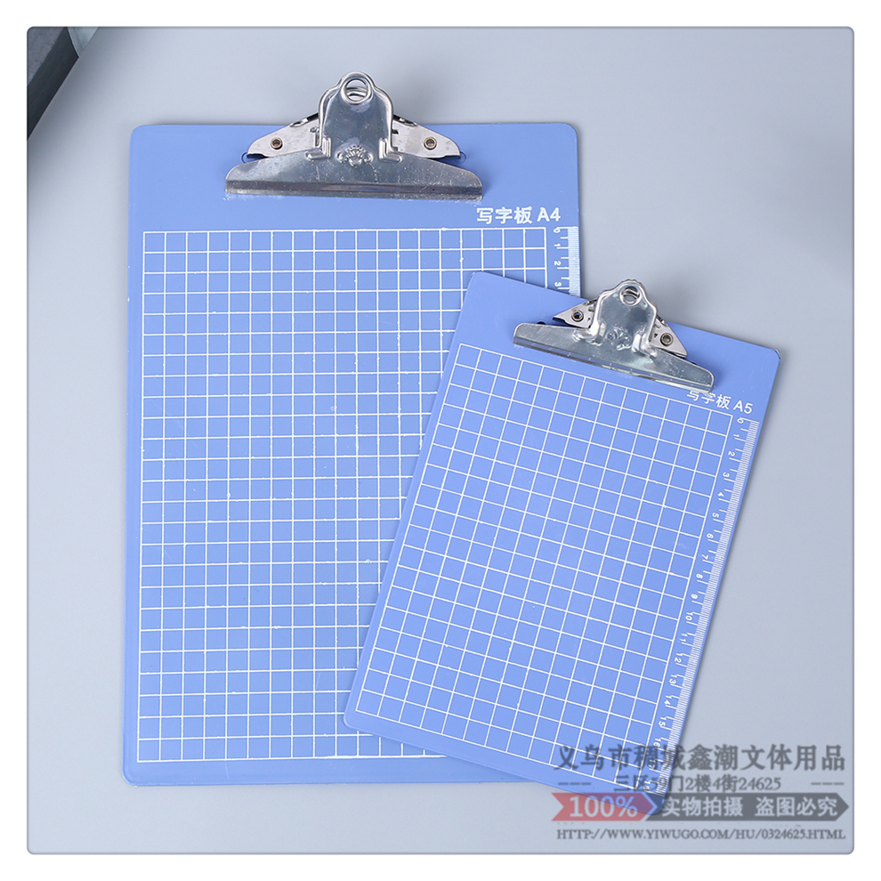 A4A5 Plastic Board Folder Folder Report Cover Ticket Clips Check Holder Plates Storage Clip Menu Clip Pad