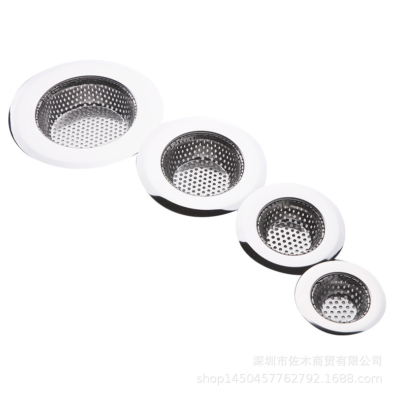 Kitchen Sink Filter Dish Stainless Steel Filter Sink Drain Filter Sewer Floor Drain Cover