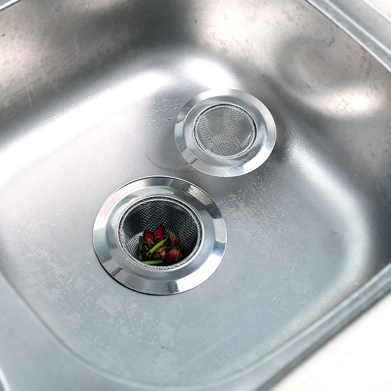 Stainless steel - kitchen sink residue strainer sink washbasin clogging floor drain outlet dovetail filter