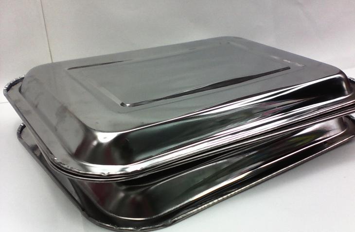 27x20 Stainless Steel Tray Stainless Steel Tray 2 Yuan Square Plate Household Practical Square Plate 2 Yuan Department Store