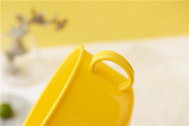 Small Yellow Duck Bowl Cup Spoon Fork 5-Piece Tableware Children's Cute Grid Cartoon Shape Lunch Plate Kindergarten Lunch Plate