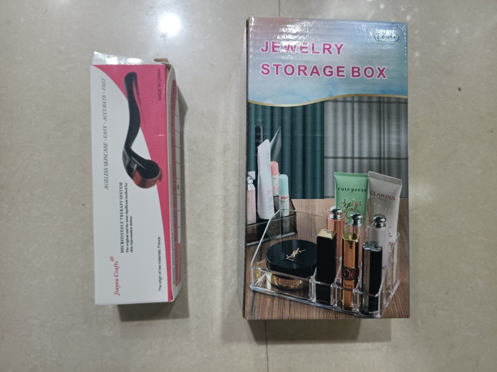 Internet Celebrity Jewelry Box Storage Box Acrylic Simple Large Capacity Nail Storage Box Universal Plate Double European Style Internet Celebrity Jewelry Box Storage Box Acrylic Simple Large Capacity Nail Storage Box Universal Plate Double European Style