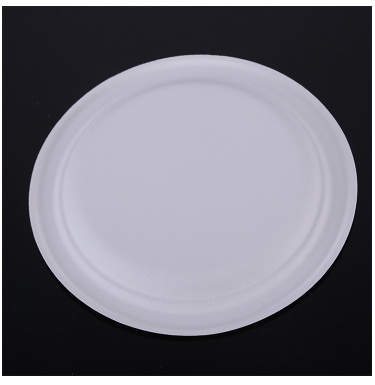 Disposable Tableware Bagasse Degradable Environmental Protection Disc Household Barbecue Tableware Multi-Specification Plate Take-out Box