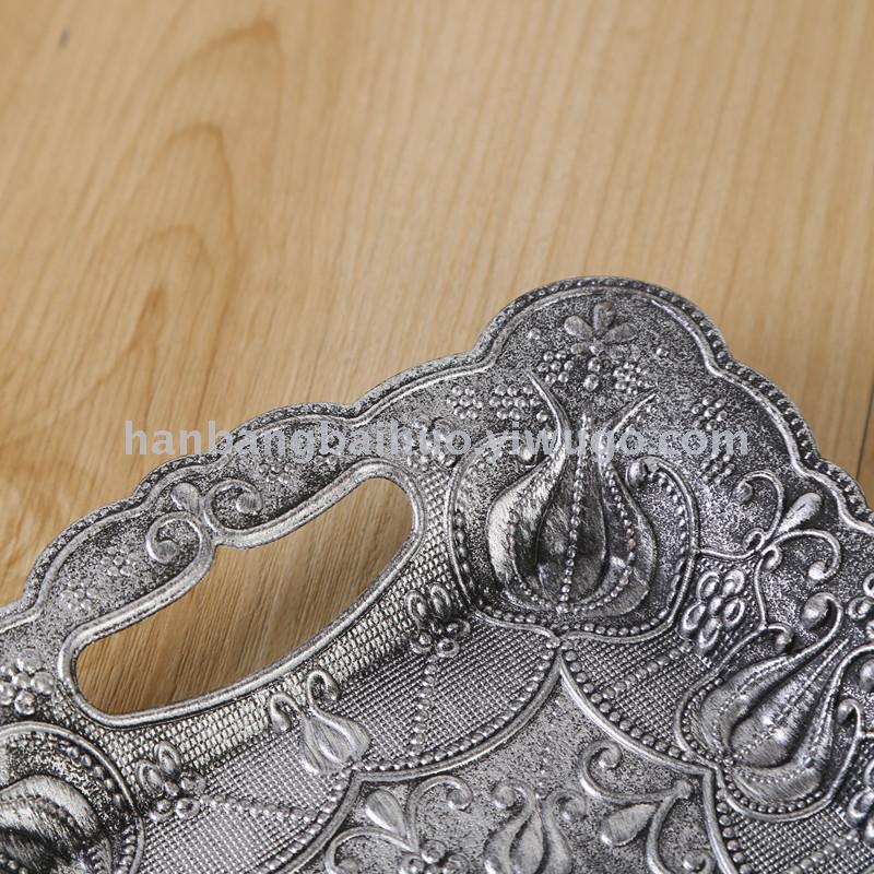 New dish craft dish fashionable Europe type decorates dish to carve out the classical circular plate with carved designs