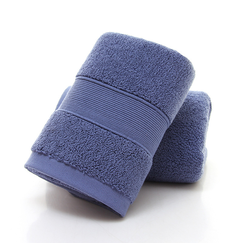 Zhongyue Thick Plain Towel, Hotel Beauty Salon Towel, Long-Staple Cotton Plain Satin Towel Same Bath Towel