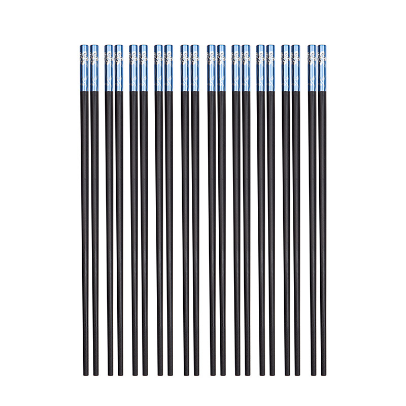 Alloy Chopsticks High Temperature Resistant Stainless Steel Not Easy to Mildew Chopsticks Hotel Chopsticks Language of Flowers Alloy Chopsticks Wholesale