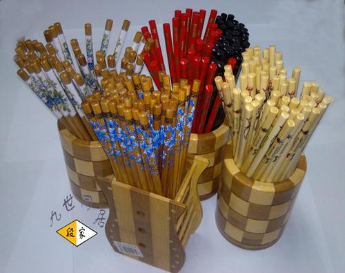 Bamboo and wood craft chopsticks