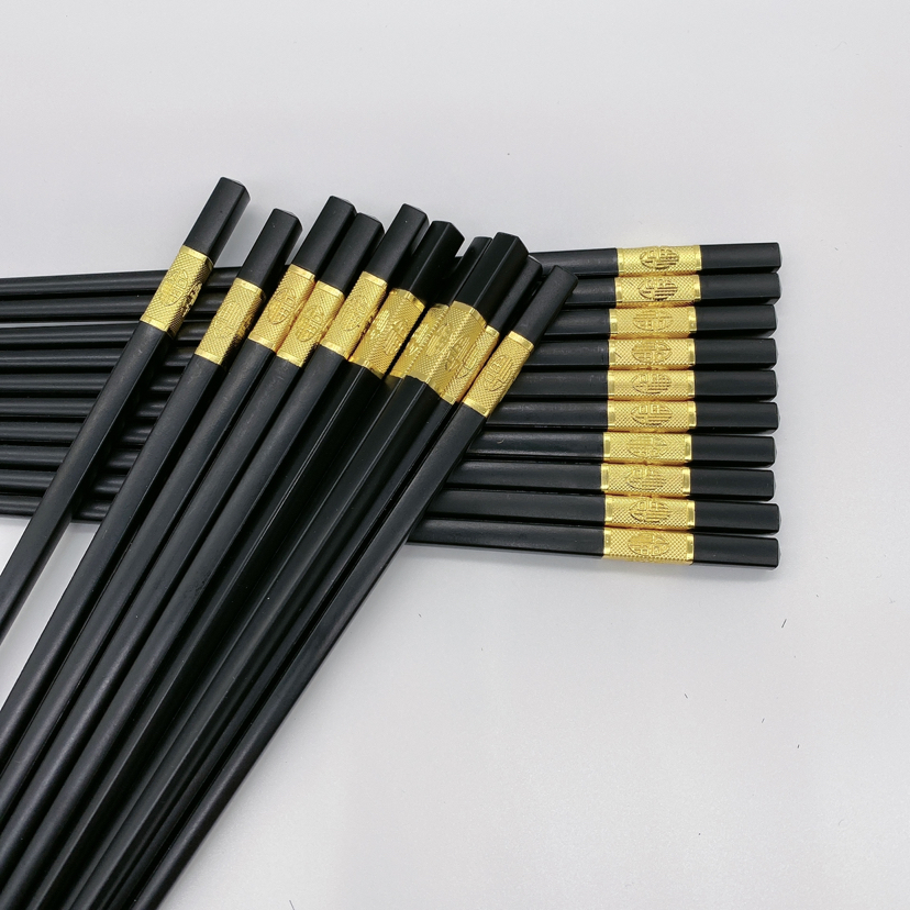 Alloy Chopsticks Household High-End Family Set 10 Pairs Non-Slip Non-Mildew Hotel Fast Non-Solid Wood Alloy Chopsticks Household High-End Family Set 10 Pairs Non-Slip Non-Mildew Hotel Fast Non-Solid Wood